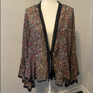 Free People Floral Kimono